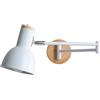 Generic Lampada da parete a LED, braccio oscillante regolabile, design rustico vintage, supporto cablato per camera da letto e lettura, lampada in stile nordico