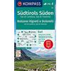 KOMPASS Wanderkarte Südtirols Süden, Bolzano Vigneti e Dolomiti, Val di Cembra, Val di Fiemme 1:50 000: 5in1 Wanderkarte mit Panorama, Aktiv Guide und ... KOMPASS-App. Fahrradfahren. Skitouren.: 74