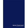 Fuller Street Music & Media Musician's Practice Journal: practicing log and music planner for all musicians [102pp - blue matte cover]