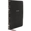 Thomas Nelson NKJV, Thinline Reference Bible, Large Print, Leathersoft, Black, Thumb Indexed, Red Letter, Comfort Print: Holy Bible, New King James Version