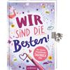 Ars Edition Wir sind die Besten! Das schönste Freundinnen-Tagebuch ever (PS: Du bist die Beste!): Tagebuch mit Schloss für bis zu vier Freundinnen | Mit viel ... und tollen Ideen rund um eure Freundschaft