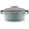 WMF Fusiontec Mineral Pro, Bratentopf mit Decke, 20 cm, Eucalyptus Haze 3201114175 4000530760715
