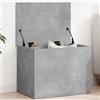 Generico Contenitore Grigio Cemento 60x42x46 cm in Legno Multistrato,Mobili,Armadietti e portaoggetti,Bauli e cassapanche-840656