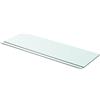 Generico Mensole in Vetro Trasparente 2 pz 80x25 cm,Mobili,Scaffalature,Scaffali e mensole per pareti-3051575