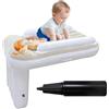 Indrnif Letto Aereo Bambino Bambino Bambino Viaggio Portatile Amaca Aeroplano Bambini(con Pompa), Letto da Viaggio Bebe, Letto Gonfiabile Bambino Adatto Per La Maggior Parte Posti per Auto Aereo