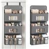 JYYWTSI Organizer da Appendere Sopra la Porta, Portaoggetti da Appendere, Scaffale da Appendere, Portaoggetti Sospeso, Organizer da Porta in Tessuto per Camera da Letto, Ufficio, Camera dei Bambini