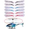 JETTING 4 pz 7.2/9 CM lame di ricambio Ventole Puntelli per r/c mini elicottero rotore rc CH002 CH023 Drone Giocattoli Pezzi di ricambio