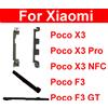 weeten Staffa per bullone con fibbia a pulsante laterale per Xiaomi Poco F3 GT X3 Pro NFC Staffa per interruttore a chiave del volume di alimentazione Guarnizione a scatto Parti di ricambio