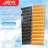 JEYI M.2 SSD Dissipatore di calore Dispositivo di raffreddamento in alluminio Radiatore NVMe multi-versione con cuscinetto termico, carta antipolvere per PS5/PC/laptop M2 2280 SSD
