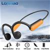 Lonmao Auricolari a Conduzione Ossea B8 Bluetooth 5.3, Cuffie Wireless Sportive con Gancio per Orecchio, Impermeabili IPX5 per Corsa e Guida