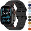 fegwilde Cinturino in silicone per Apple Watch 44mm 49mm 40mm 45mm 42mm 46mm, braccialetto per iWatch Serie 11 9 8 7 6 SE 10 Ultra 3 2