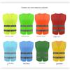 NONE Gilet con strisce riflettenti per auto Gilet con strisce riflettenti Gilet riflettente di emergenza per auto Gilet con strisce di sicurezza verde fluorescente arancione