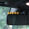 NONE 5 pezzi carino mini anatre decorazione interna per auto specchietto retrovisore automatico ornamenti per cruscotto per donna uomo regalo accessori per auto