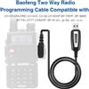 PHONEPACE Cavo di programmazione USB per walkie-talkie - Compatibile con Baofeng UV-5R/82/888S/UV-S9PLUS e Quansheng UV-K5/5R Plus