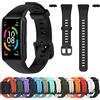 NONE Cinturino sportivo di ricambio per cinturino Huawei Band 6 cinturino in silicone morbido per cinturino Honor Band 6 Huawei Band 6 Pro