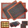 NONE 1 tappetino da forno in silicone perforato 30X40 cm, riutilizzabile, antiaderente, per biscotti, macaron e pane