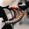 PRO'S PRO Nastro manubrio intrecciato arcobaleno per bici da strada Stile etnico antiscivolo ammortizzante EVAComfort Grip Wrap Tape Accessori per ciclismo