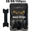 NONE 30/90/150PCS Adesione migliorata Sport Strisce nasali Traspirante Design confortevole Aiuto per il sonno Non invasivo Anti russare Naso Patch