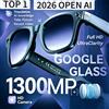 YWYW for meta Occhiali Smart AI TOP 1 2026 per Meta con Fotocamera da 8MP, Registrazione Video, Traduzione in Oltre 100 Lingue, Chiamate Bluetooth e Riproduzione Musicale