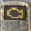 NONE Patch "Check Engine" Distintivo morale tattico Stampa Gancio e anello Zaino Abbigliamento Decorazione Accessori Adesivi Bracciale