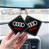 Audi Ciondolo Deodorante per Auto con Logo, Accessorio da Appendere per Audi S line A4 B7 B8 B9 A3 8P 8V 8L A5 A6 C6 C5 C7 A7 A1