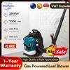 Soffiatore a Zaino Podofo 75.6CC a 4 Tempi a Benzina ed Elettrico, 2.8KW 7000RPM, con Serbatoio da 1.9L per la Cura del Prato e la Rimozione della Neve