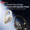 Lenovo Cuffie Bluetooth Over-Ear Lenovo LES-113, 105dB, Altoparlante da 40mm, Connessione Cablata 3.5MM e Wireless Bluetooth 6.0, Cuffie Sportive Pieghevoli