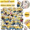 MINIONS Nuovi adesivi Minions Despicable Me Dave Stuart, 50 pezzi, stampe creative di alta qualità per diari di studenti, divertenti decorazioni fai-da-te