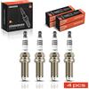 Frankberg Candela d'Accensione Frankberg 4x per Dacia Duster Renault Clio IV Megane III IV Logan II 224019133R ILKAR7J7G 91121