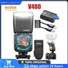 Godox Flash Godox Ving V480 C/S/N/F/O TTL da montare sulla fotocamera per Sony, Canon, Nikon, FUJIFILM, equivalente a V860III, TT520III, V1PRO
