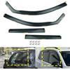 NONE 4 Pezzi Deflettori Parasole Antipioggia per Finestrini Laterali, Protezione Traslucida Color Tè per VW Tiguan 5N SUV MK1 2008-2016