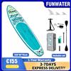 funwater Tavola SUP gonfiabile FUNWATER realizzata in materiale spesso, tavola da surf acquatico 335x83x15cm, capacità di carico 165kg + elevata durabilità