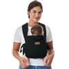 Momcozy Marsupio con Rinforzo Lombare 3-12 Kg WEESNUG BLACK