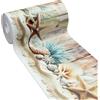 emmevi Tappeto Cucina Pvc Morbido Passatoia Antimacchia Gomma Antiscivolo Flessibile 51x230 Stella Marina