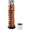 SYSYLY Porta Capsule per caffè,Porta Cialde per Nespreso Originalline Capsules Rotante,Supporti per Capsule Cialde,Portacapsule Verticale,Nero.