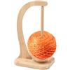 QINGZY Porta Gomitoli Lana in Legno, Avvolgitore di Lana Rotante, Porta Filato Girevole per Uncinetto e Maglia, Girevole a 360° con Meccanismo Magnetico Rotante e Base Antiscivolo per Filatura e Cucito