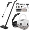 TLPEMN Pulire a Vapore,2500W Pulizia a Vapore Portatile con 19 Accessori,1600 ML di Serbatoio Dell'acqua,105 °C Vaporetto Portatile di Mobili Lmbottiti per Mobili da Cucina, Bagno, Auto, Pavimento, Divano