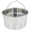 Fastigeaty Cestello per cottura a vapore in acciaio inox per Bimby e inserto di cottura ad alta temperatura, vassoio di ricambio per Varoma, lavabile in lavastoviglie con design compatto