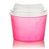 POLOPLAST PZ 200 COPPETTE CC 150 DI PLASTICA COLORATE + COPERCHIO PER YOGURT MACEDONIE E GELATI PLASTIC CUP FOR ICE CREAM
