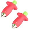 Futheda 2 pezzi per rimuovere fragole, pomodori fragole, fusti per rimuovere frutta e fragole, accessori da cucina