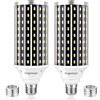 DragonLight 50 W Lampadine LED a forma di mais super luminose(equivalente 400 W)- E27/E40 Mogul Base - 6000 K Luce diurna 5500 lumen per illuminazione di grandi aree[Twin Value Pack]