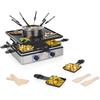 Princess Raclette e Fonduta 5-in-1, 8 Persone, Doppio Termostato, Pentola 1,3 L, Rivestimento PFAS-Free, Parti Removibili, 1800 W, 162670