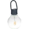 WATT & HOME 401250 - Lampadina LED solare Color Swing antracite