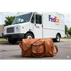 Fatto a mano 25 " pelle da Viaggio Borsone Valentines Giorno Borsa Capra Borsone