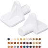 SKIR'CO 50 picchetti di supporto per mensole da 5 mm, in plastica, 50 pezzi, colore: bianco (S1)