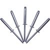 Marcopol Confezione da 10 rivetti ciechi 5,0 x 30 mm, testa a cupola aperta, rivetti a scatto, DIN 7337, rivetti in acciaio e mandrino in acciaio (10, 5,0 x 30 mm)