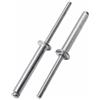 SKIR'CO 40 rivetti ciechi in alluminio 4,8 x 30 mm, mandrino in acciaio, rivetti a testa bombata, DIN 7337