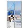 LuCkyNa Zanzariera Magnetica per Porte Anti insetti Magnetica ZanzarieraResistente Traspirante Zanzariera Magnetica per Porte Finestra, si Chiude da Sola 100 x 265 cm - Grigio A