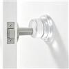 AFFAVON Paracolpi Adesivi Trasparenti per Maniglie 2 Pezzi, 40mm Salva Muro in Silicone, Ammortizzatori Autoadesivi per Porte e Armadi, Protezione Murale Antiurto e Antirumore