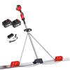 Efficieran Staggia Vibrante per Calcestruzzo Fresco a Batteria, Strumento Elettrico 1.5m 1.8m 2m con Display LED, Motore Brushless Regolabile per Marciapiedi e Lavori Edili(2M)